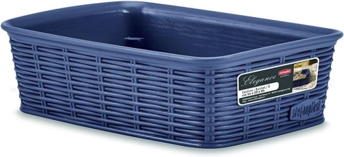 Elegance basket Small Blue Navy