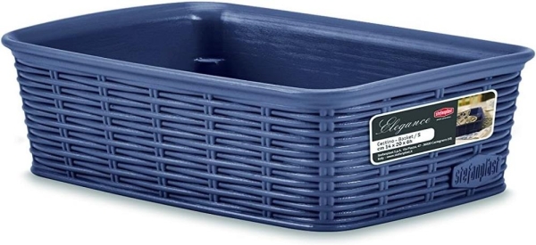 Elegance basket Small Blue Navy