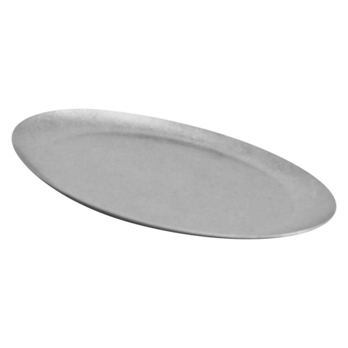 Vintage Steel Oval Tray 22cm x 12cm Stainless Steel Elegant Serving Tray