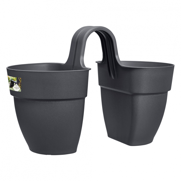 Vibia Campana Flower Twin 21CM Anthracite Planter