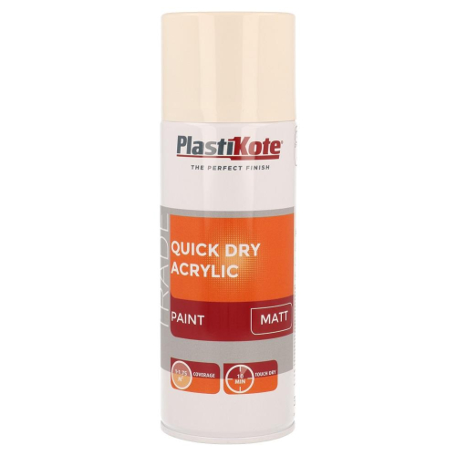 Quick Dry Acrylic Matt Magnolia 400ml Smooth Matte Finish for DIY Projects