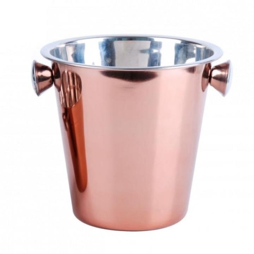 WINE BUCKET - COPPER COLOR H20,5CM DIAM 22CM