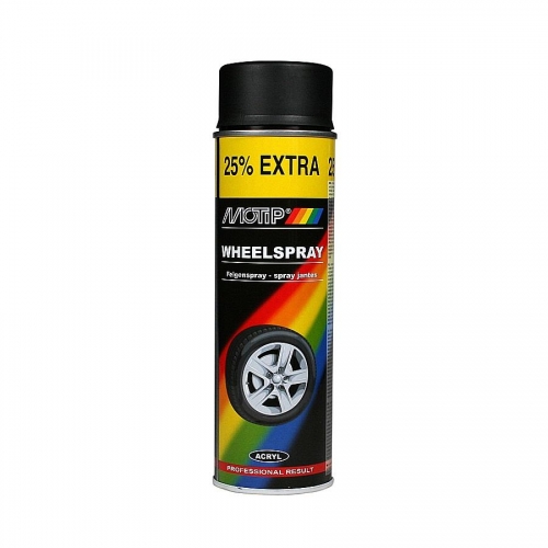 Wheel Spray Matt Black 500ml