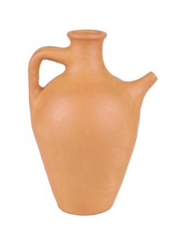 TERRACOTTA - DECORATIVE JAR H29CM NATURAL TERRACOTTA