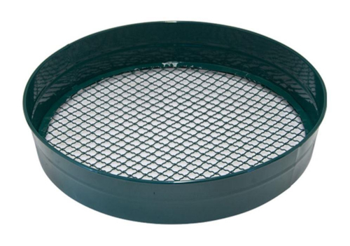 12mm Garden Riddle 36cm Metal Sieve for Soil Seed Sifting and Debris Removal