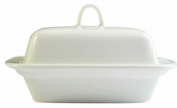 250cc Orion Butter/Margarine Dish made from Porcelain White