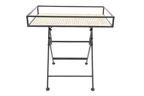 60CM Weave Effect Table Strong Home Use