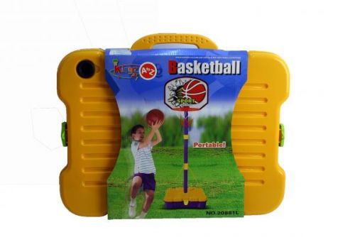 Kids Portable Standing Basketball Hoop with Net Indoor and Outdoor Playing