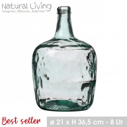 Lady Jeanne Recycled Glass Vase 8L