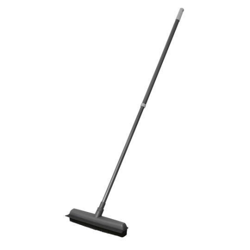 Rubber Broom - Grey