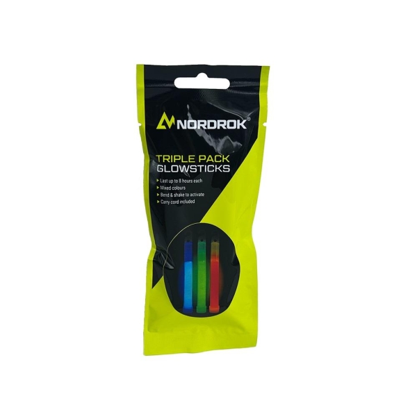 3pk 100mm Glowsticks