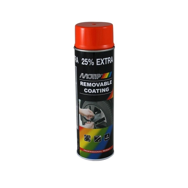 Sprayplast Orange Gloss Stripable Paint 500ml