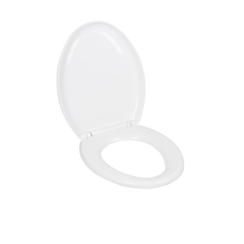 White Toilet Seat 45x36x5.5CM Soft Close Mechanism