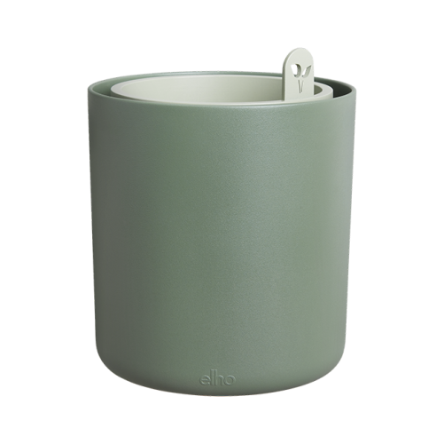 Bouncy Basil Leaf Green Pot Self Watering Eco Friendly Herb Planter for Kitchen
