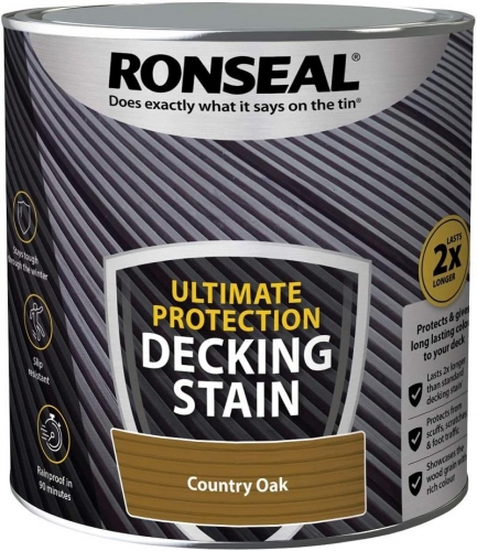 Ronseal Ultimate Protection Decking Stain Country Oak 2.5L