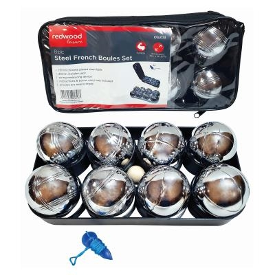8PC STEEL FRENCH BOULES SET
