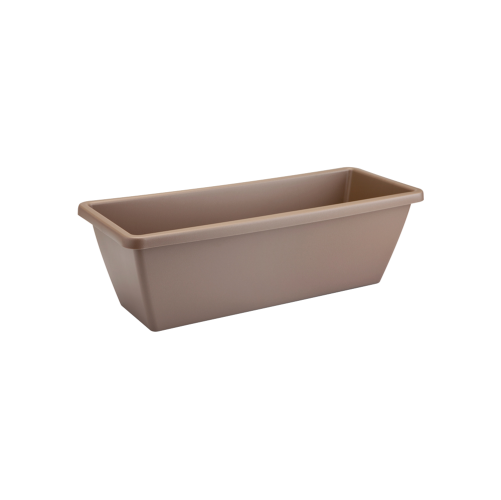 Barcelona Trough Planter 90cm Taupe Recycled Plastic Outdoor Garden Pot