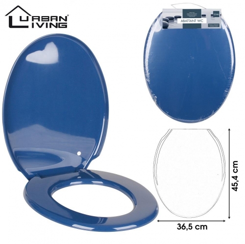 Dark Blue Toilet Seat Plastic45x36cm strong