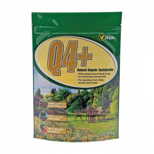 Vitax Q4 Plus Fertiliser Pouch 0.9kg
