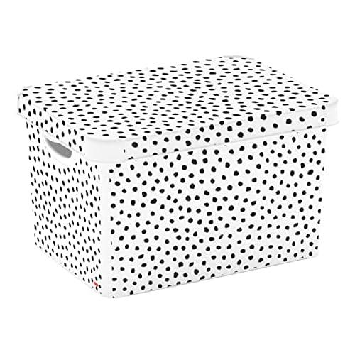 Deco Stockholm Dalmation Spot 22L Stylish Storage with a Playful Design