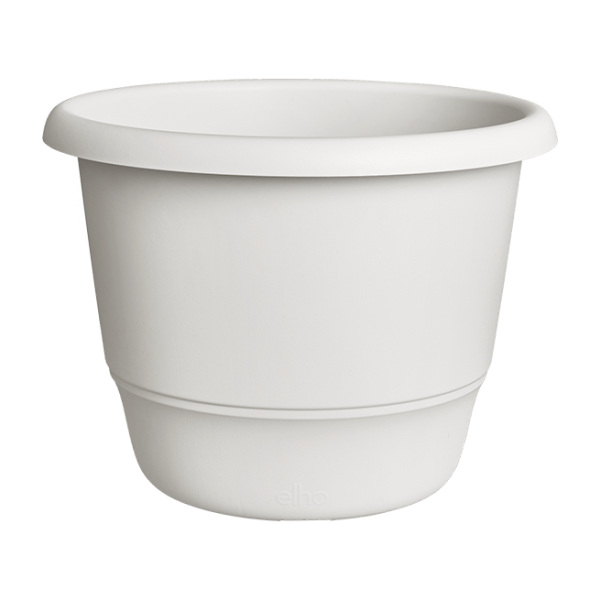 Elho Amiga Round Pot 40cm Silky White Elegant Durable and Eco Friendly Design