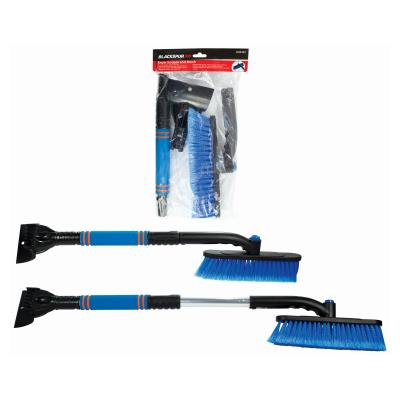 Snow Scraper and Brush Telescopic Handle Rotating Brush for Ice and Snow Removal