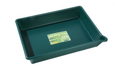 Pouring Tray (with Lip) Green Garden Plastic Potting