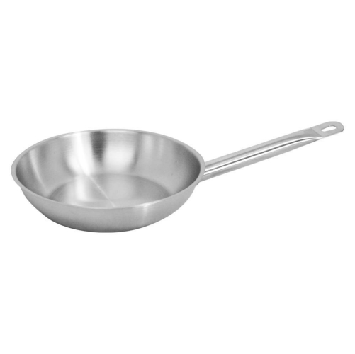 Stainless Steel Frying Pan 20cm Induction Base Non Stick Cooking All Hob Types