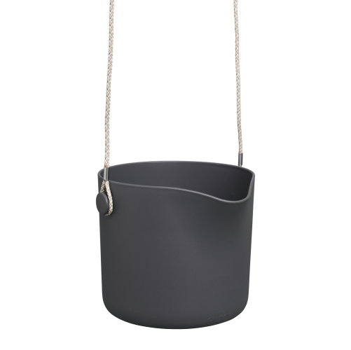 B.for Swing 18cm Anthracite Hanging Pot Eco Friendly Modern Stylish Design
