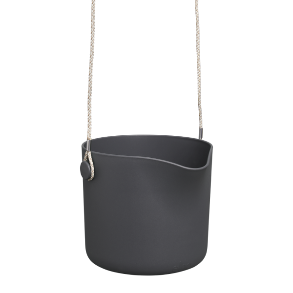 B.for Swing 18cm Anthracite Hanging Pot Eco Friendly Modern Stylish Design