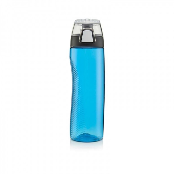 Thermos Hydration Water Consumption Monitor Blue Bottle 710ml Drinkware Water Proof Flasks Ice Cubes Indoor Insulation Loop Thermal Bottled Tumbler Mug Portable Insulated Leakproof