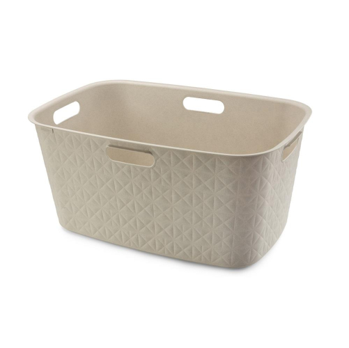 Softex Basket Large 45L Chalk White Plastic Storage Organizer for Home Office