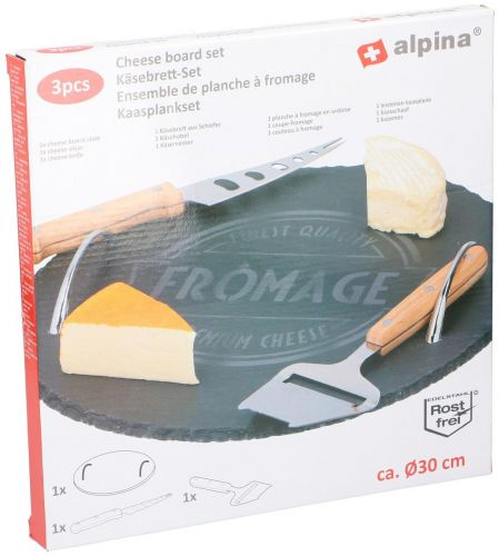 Cheese board 3pieces 30cm stylish strong