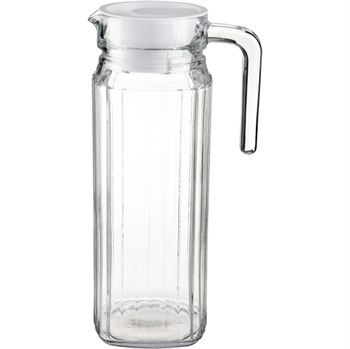 Quadro Fridge Jug 1.0L Traditionally Styled Handled With Lid Designed To Fit Most Fridge Doors