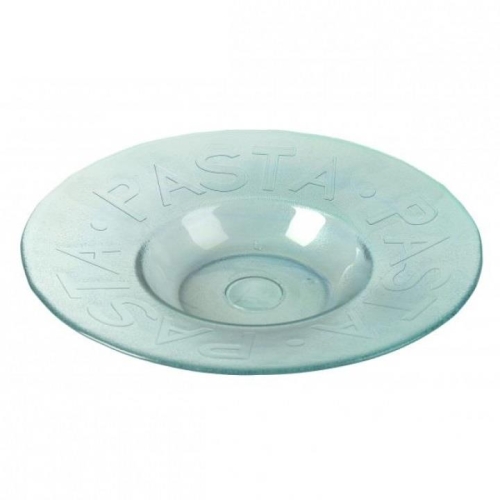 Glass Pasta Plate Dia 31cm In Recycled Glass