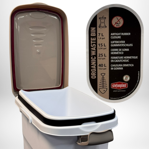 Organic Waste Bin Home Eco System 15L Plastic