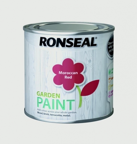 Ronseal Garden Paint Moroccan Red 250ml