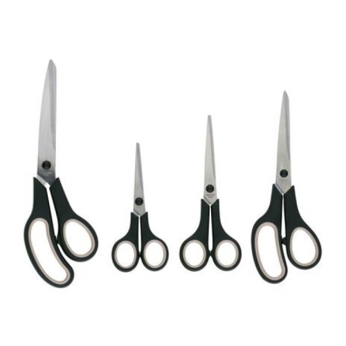4 Piece Scissors Set Stainless Steel Sharp Multipurpose Home Office Kitchen