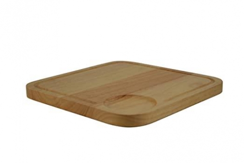 Naturals Wooden Square Board with Groove and Racess