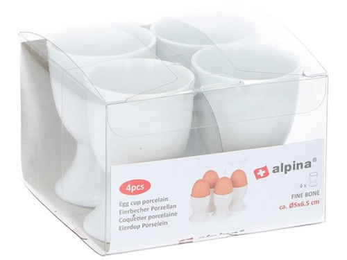 Alpina Egg Cup White 4pcs