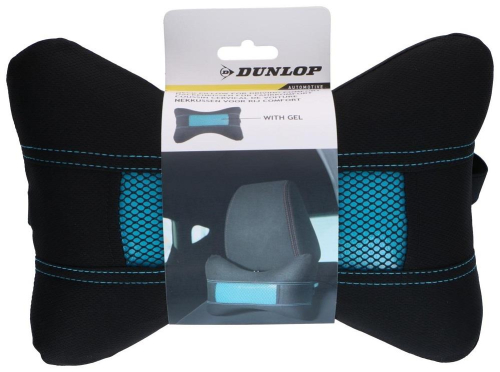 Neck Support Pillow with Gel Ergonomic Car Seat Cushion Black Universal Fit