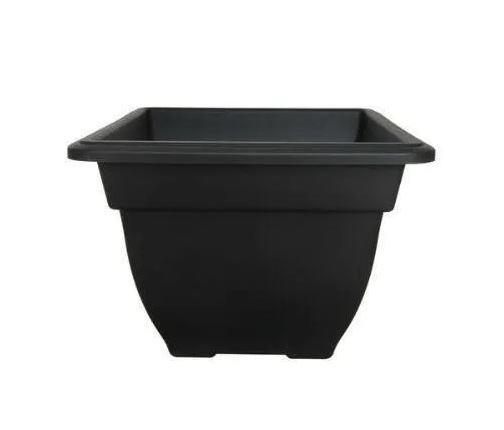 Whitefurze Square Bell Planter Black 38cm