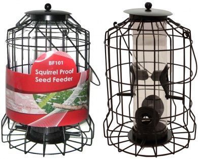 Bird Seed Feeder Squirrel Proof Wild Bird Care Feed Garden Hanging