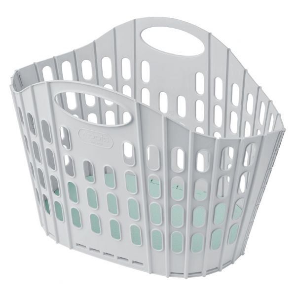 Addis Fold flat laundry basket Plastic 38 litre light weight single pack