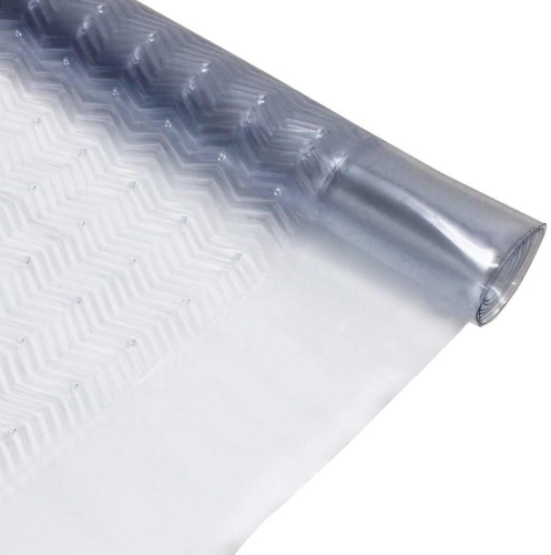 Vinyl Carpet Protector 150x68cm Clear Durable Indoor Use Easy Clean Hallway Rug