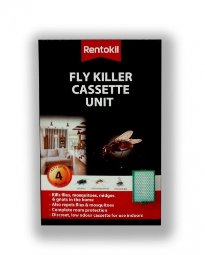 Rentokil Fly Killer Cassette Large Unit Kills Flies Mosquitoes Midges