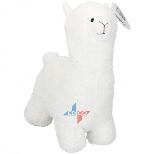 Cute Fluffy White Alpaca Door Stopper Portable Doorstop