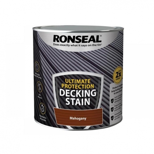 Ronseal Ultimate Protection Decking Stain Rich Mahogany 2.5L