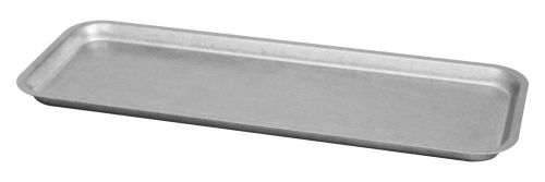 Vintage Steel Bar Dessert Plate 30cm Rectangular Stainless Steel Dishwasher Safe