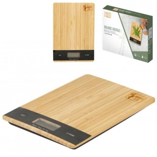 Bamboo & Co - Digital Scale Bamboo Tray 21.5x15xH2CM